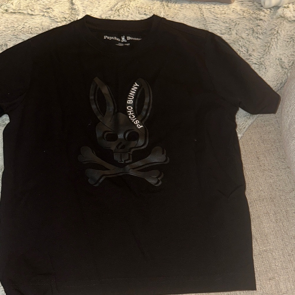 Psycho Bunny Kids Black Graphic Tee